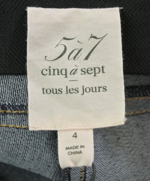 5a7 cinq a sept（サンクアセプト）デニムパンツ 紺 サイズ:4(S位) レディース/2200657667207
