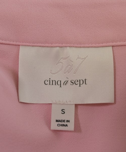 5a7 cinq a sept（サンクアセプト）Tシャツ・カットソー ピンク サイズ:S レディース/2200724925155