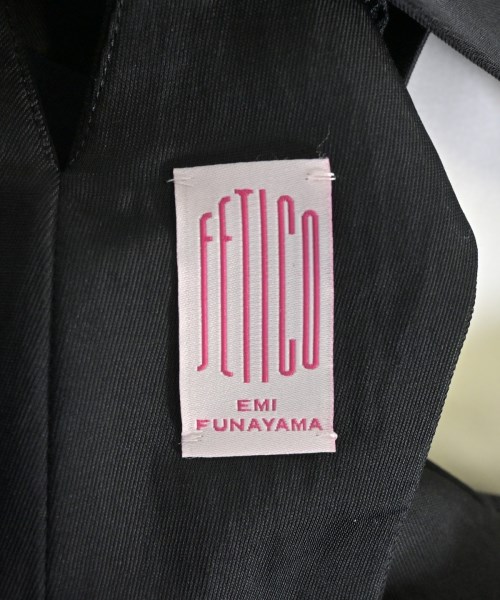 FETICO（フェティコ）オールインワン/サロペット 黒 サイズ:1(S位) レディース/2200573741098