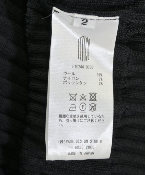 FETICO（フェティコ）ワンピース 黒 サイズ:2(M位) レディース/2200625121397