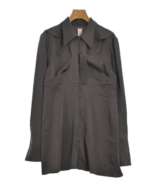 FETICO(フェティコ)カジュアルシャツ 茶 サイズ:1(S位)/2200673801029