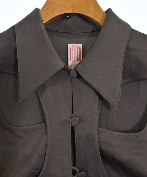 FETICO（フェティコ）カジュアルシャツ 茶 サイズ:1(S位) レディース/2200673801029