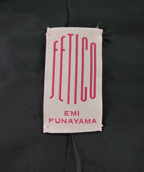 FETICO（フェティコ）テーラードジャケット 黒 サイズ:1(S位) レディース/2200684817019