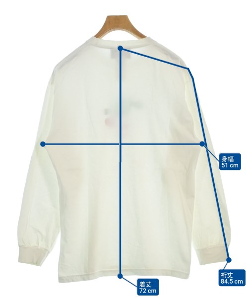 ISM（イズム）Tシャツ・カットソー 白 サイズ:M メンズ/2200684643250
