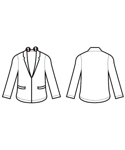 A_（エース）カジュアルジャケット その他（柄物・カラフル） サイズ:1(S位) メンズ/2200634172045