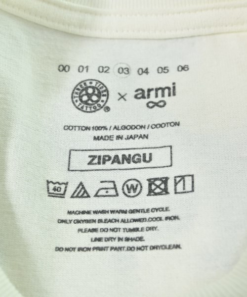 armi（アーミィ）Tシャツ・カットソー 白 サイズ:3(L位) メンズ/2200640954086