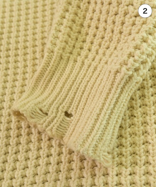 CVTVLIST（カタリスト）ニット・セーター ベージュ サイズ:2(M位) メンズ/2200644036016