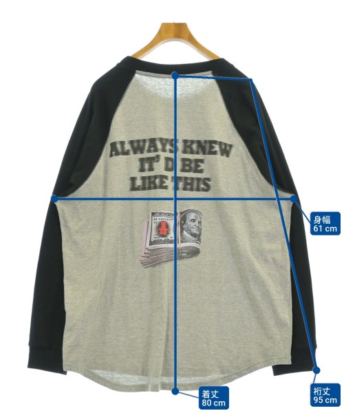 CVTVLIST（カタリスト）Tシャツ・カットソー グレー サイズ:2(M位) メンズ/2200611118066