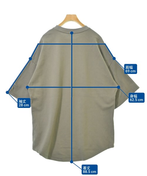 CVTVLIST（カタリスト）Tシャツ・カットソー カーキ サイズ:2(M位) メンズ/2200608189017