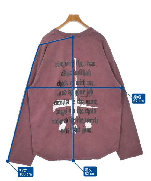 CVTVLIST（カタリスト）Tシャツ・カットソー 赤 サイズ:2(M位) メンズ/2200568284159