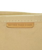 BETTER THAN GOOD（ベターザングッド）トートバッグ 白 サイズ:- レディース/2200641449031