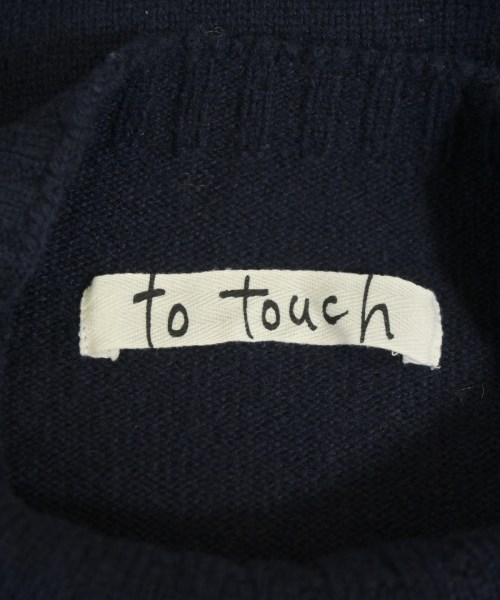 to touch（トゥタッチ）ベスト 紺 サイズ:2(M位) レディース/2200694848058