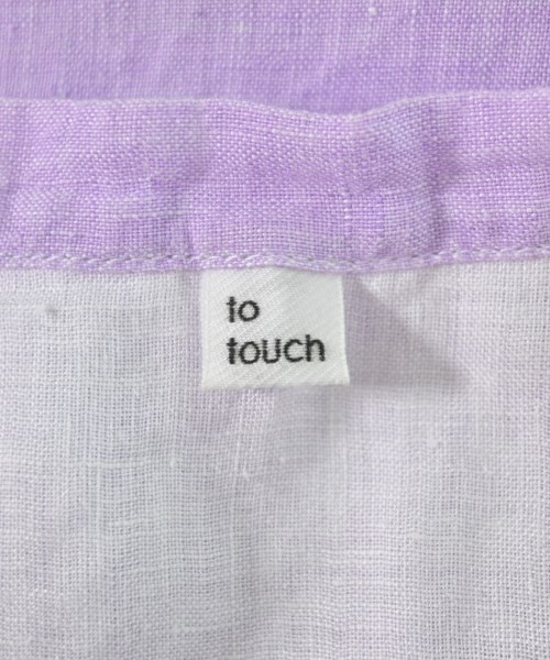 to touch（トゥタッチ）カジュアルシャツ 紫 サイズ:2(M位) レディース/2200705951074