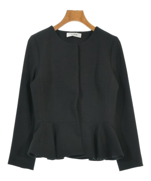 JENNE(ジェンヌ)カジュアルジャケット 黒 サイズ:S/2200678226063