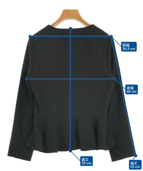 JENNE（ジェンヌ）カジュアルジャケット 黒 サイズ:S レディース/2200678226063