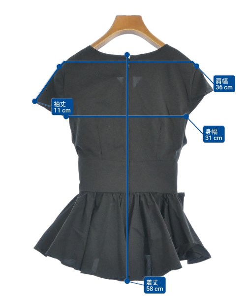 JENNE（ジェンヌ）ブラウス 黒 サイズ:S レディース/2200668629034