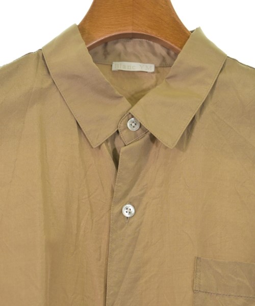 Blanc YM（ブランワイエム）カジュアルシャツ ベージュ サイズ:M メンズ/2200651789011