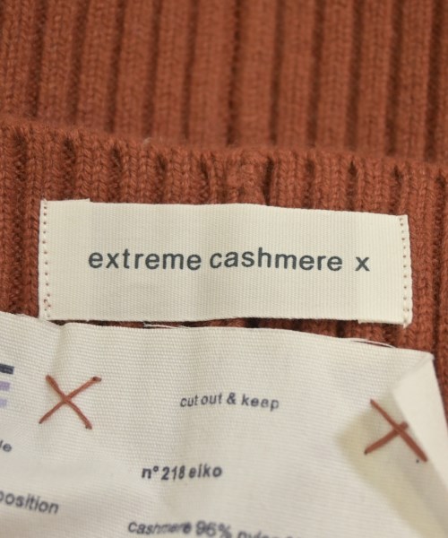 extreme cashmere（エクストリームカシミア）ニット・セーター 茶 サイズ:F レディース/2200644573214
