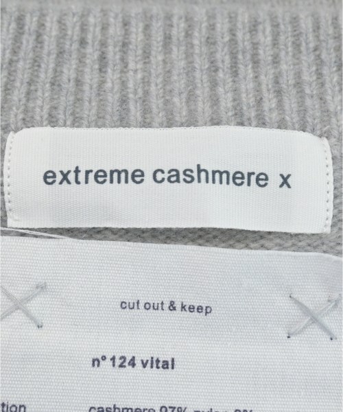 extreme cashmere（エクストリームカシミア）ニット・セーター グレー サイズ:F レディース/2200644573887