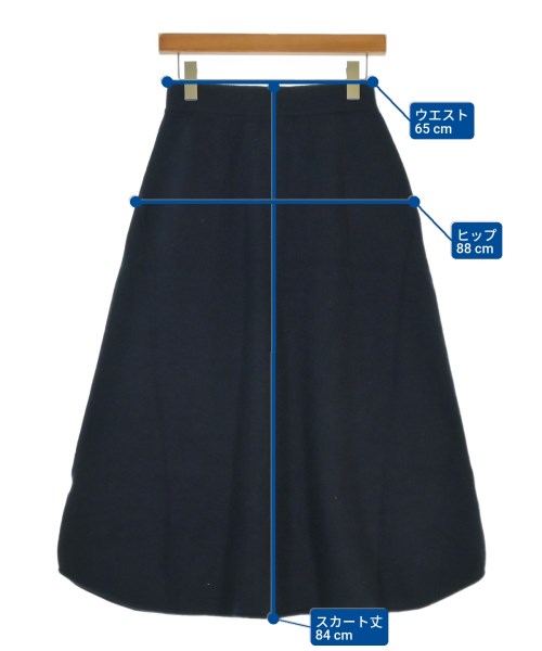 extreme cashmere（エクストリームカシミア）ロング・マキシ丈スカート 紺 サイズ:F レディース/2200644585224
