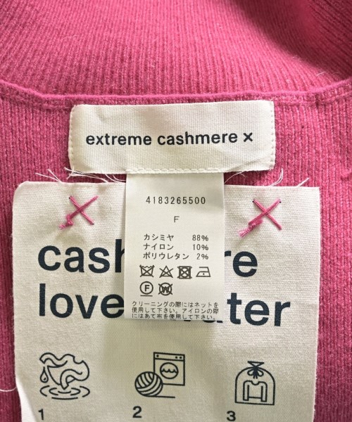 extreme cashmere（エクストリームカシミア）ニット・セーター ピンク サイズ:F レディース/2200644608831