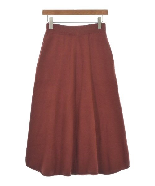 extreme cashmere(エクストリームカシミア)ロング・マキシ丈スカート 茶 サイズ:F/2200644609302