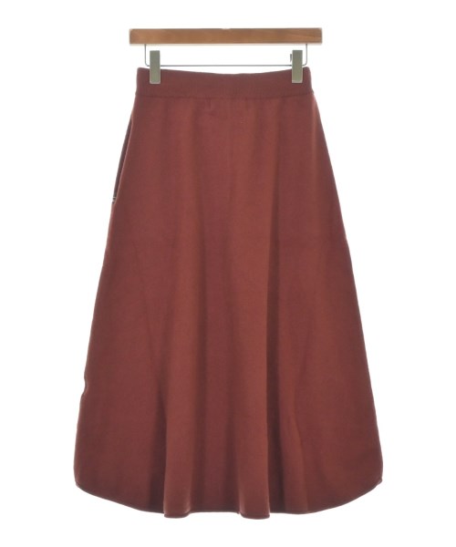 extreme cashmere（エクストリームカシミア）ロング・マキシ丈スカート 茶 サイズ:F レディース/2200644609340