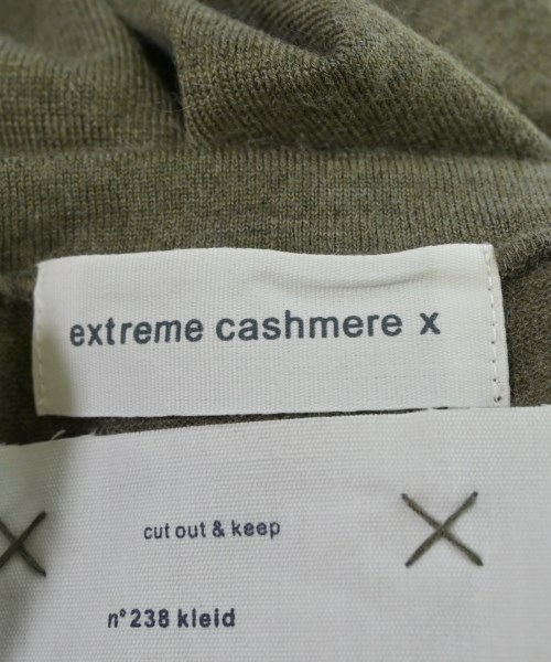 extreme cashmere（エクストリームカシミア）ワンピース カーキ サイズ:F レディース/2200644760836
