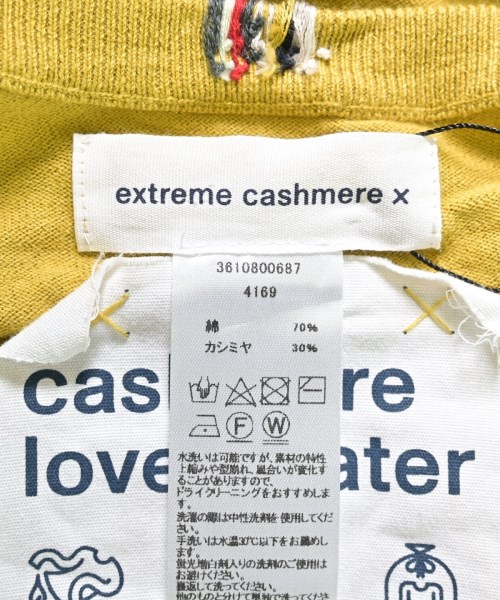 extreme cashmere（エクストリームカシミア）ニット・セーター 黄 サイズ:F レディース/2200631145943