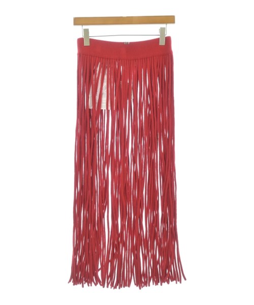 extreme cashmere（エクストリームカシミア）ロング・マキシ丈スカート 赤 サイズ:-(S位) レディース/2200631147954