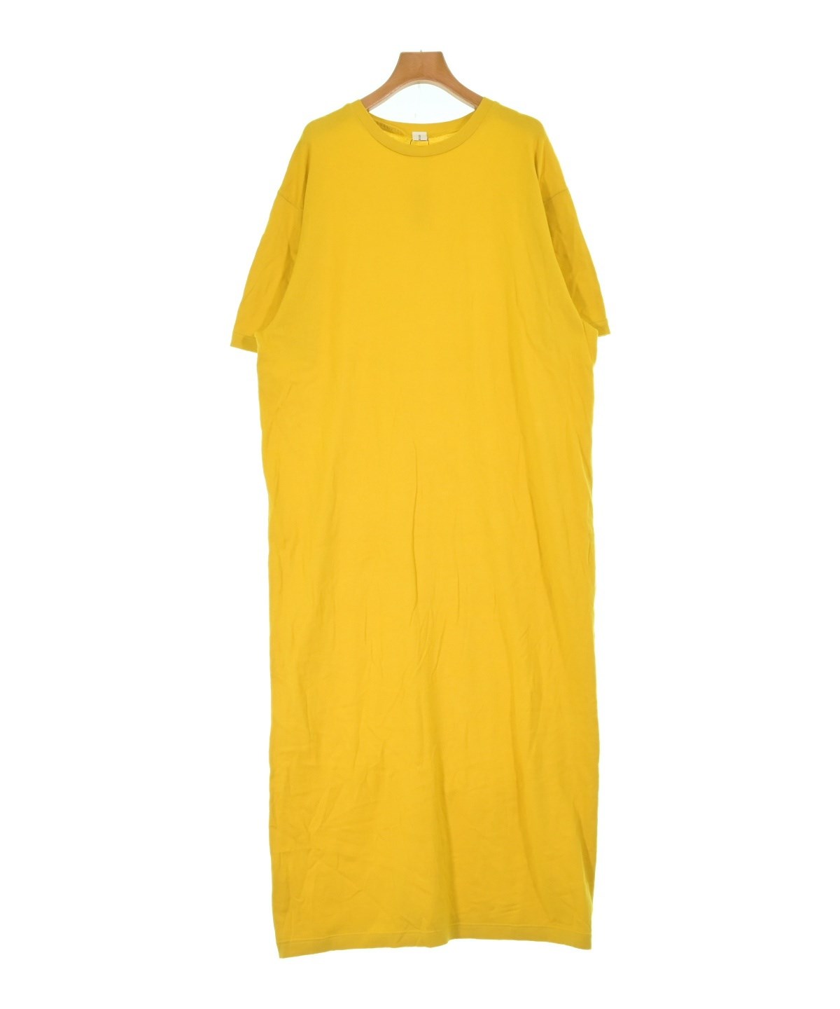 extreme cashmere（エクストリームカシミア）ワンピース 黄 サイズ:F