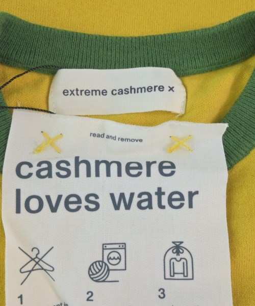 extreme cashmere（エクストリームカシミア）ニット・セーター 黄 サイズ:F レディース/2200631169314