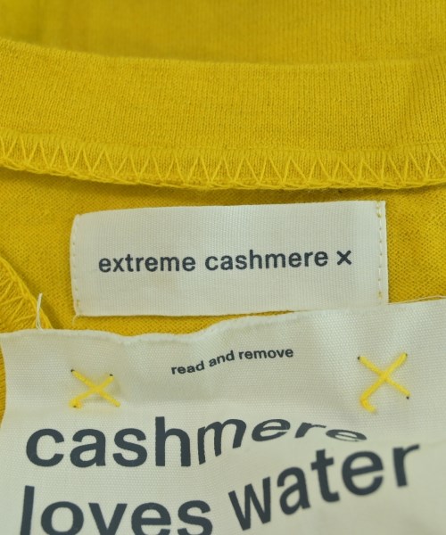 extreme cashmere（エクストリームカシミア）ニット・セーター 黄 サイズ:F レディース/2200631169482