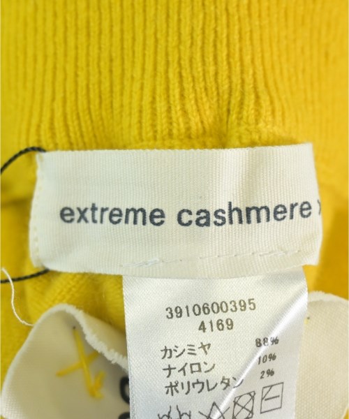 extreme cashmere（エクストリームカシミア）ショートパンツ 黄 サイズ:F レディース/2200631192374