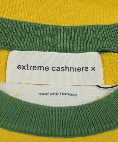 extreme cashmere（エクストリームカシミア）ニット・セーター 黄 サイズ:F レディース/2200631224624
