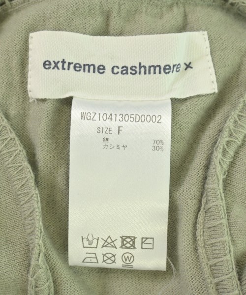 extreme cashmere（エクストリームカシミア）ベスト/ノースリーブ 緑 サイズ:F レディース/2200710321015