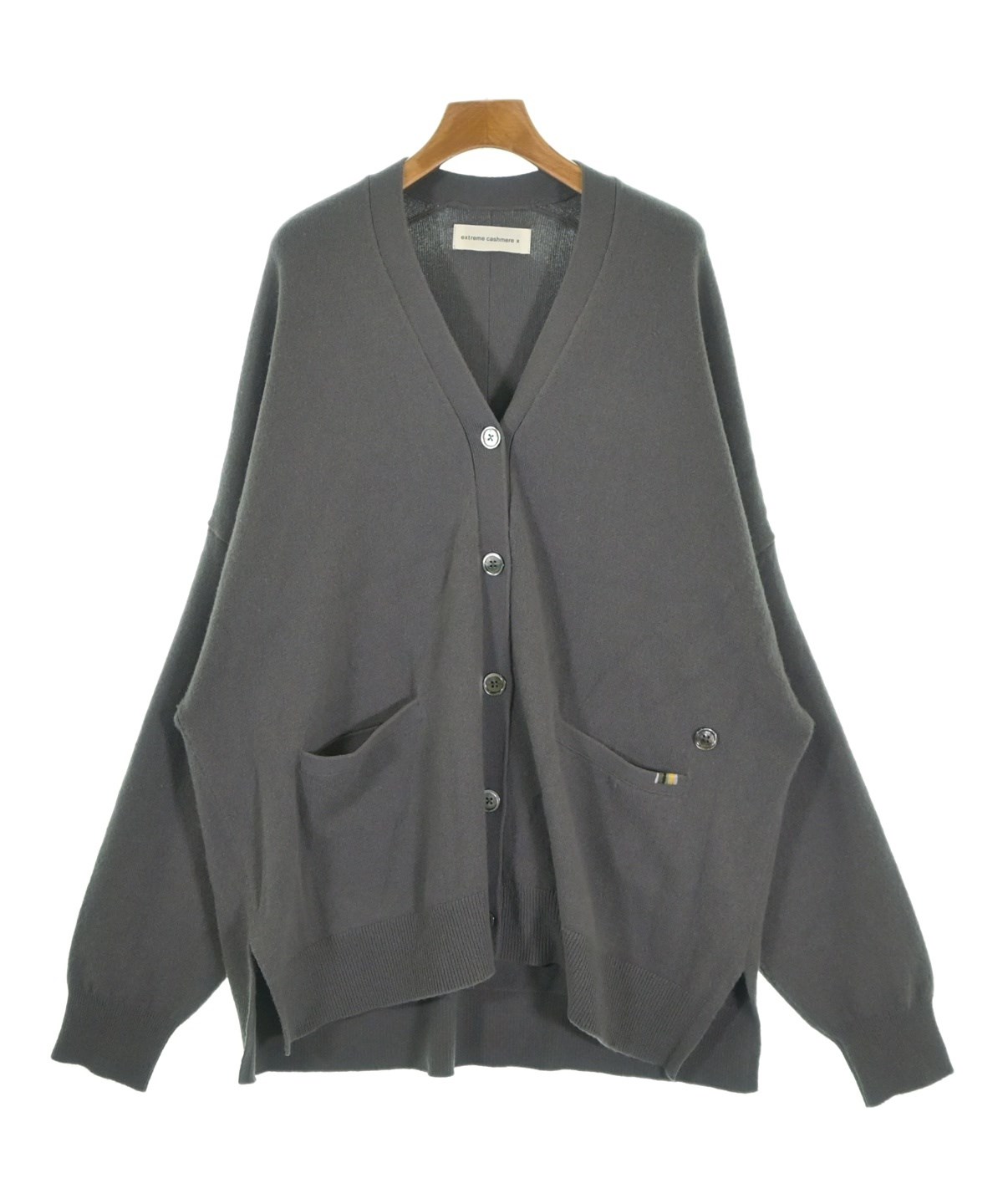 extreme cashmere（エクストリームカシミア）カーディガン グレー 