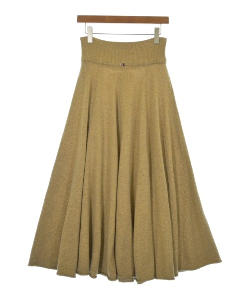 extreme cashmere（エクストリームカシミア）ロング・マキシ丈スカート ベージュ サイズ:-(M位) レディース/2200706675030