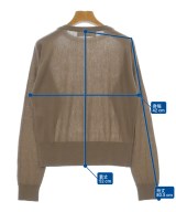 extreme cashmere（エクストリームカシミア）ニット・セーター 茶 サイズ:F レディース/2200703170156