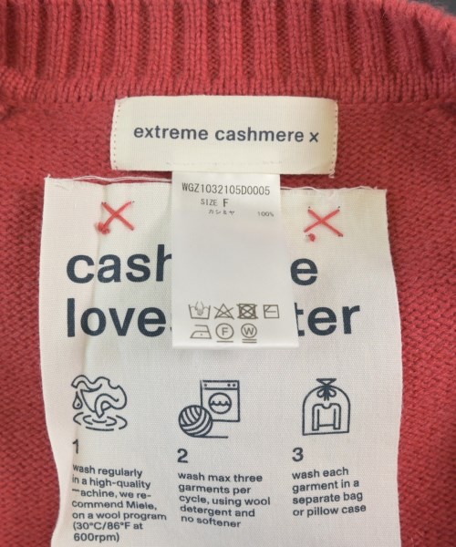 extreme cashmere（エクストリームカシミア）カーディガン 赤 サイズ:F レディース/2200672228032