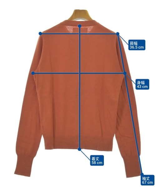 extreme cashmere（エクストリームカシミア）カーディガン オレンジ サイズ:F レディース/2200691612317