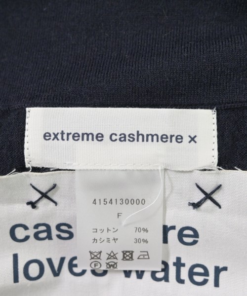 extreme cashmere（エクストリームカシミア）ワンピース 紺 サイズ:F レディース/2200691613529