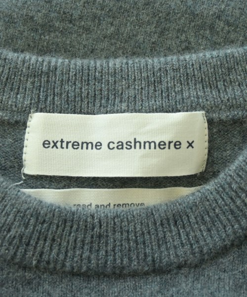 extreme cashmere（エクストリームカシミア）ニット・セーター グレー サイズ:F レディース/2200691613574