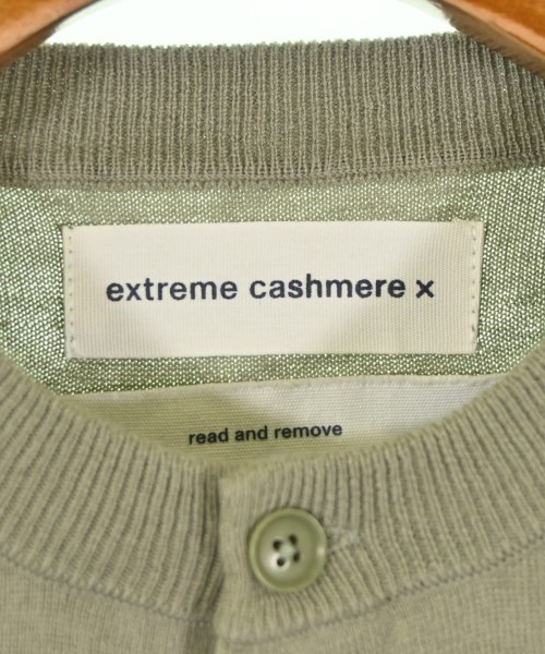extreme cashmere（エクストリームカシミア）カーディガン カーキ サイズ:F レディース/2200691613666
