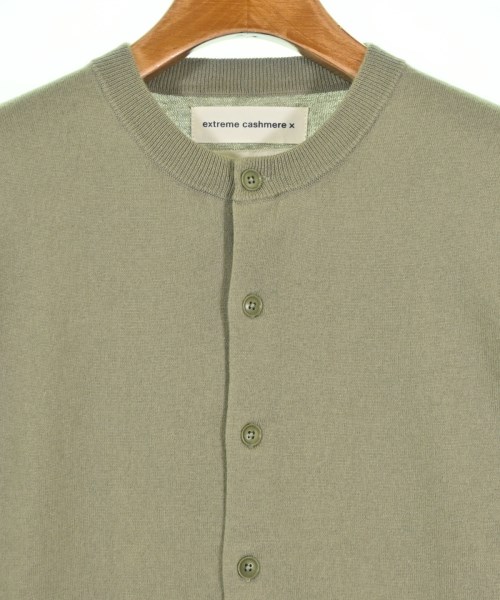 extreme cashmere（エクストリームカシミア）カーディガン カーキ サイズ:F レディース/2200691613666