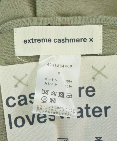 extreme cashmere（エクストリームカシミア）ワンピース カーキ サイズ:F レディース/2200691613673