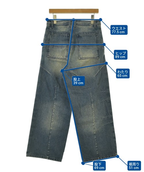 filth（フィルス）デニムパンツ 紺 サイズ:1(S位) メンズ/2200675884020