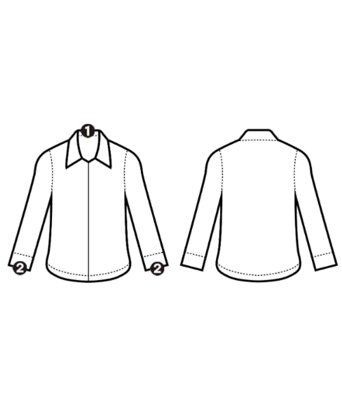 STUMBLY（スタンブリー）ドレスシャツ 白 サイズ:38(M位) レディース/2200628768032