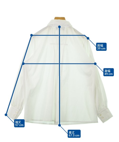 STUMBLY（スタンブリー）ドレスシャツ 白 サイズ:38(M位) レディース/2200628768032