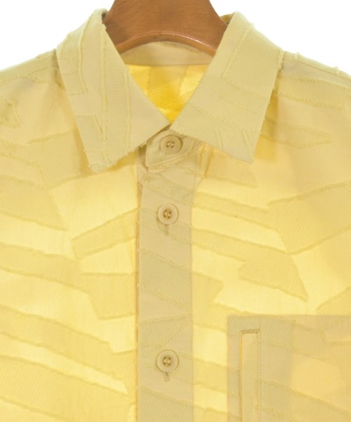 IM MEN（アイムメン）カジュアルシャツ 黄 サイズ:2(M位) メンズ